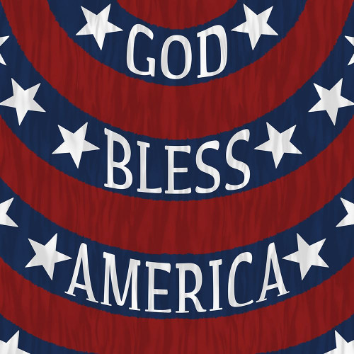 God Bless America Poster Print by Marcus Prime # MPSQ321A