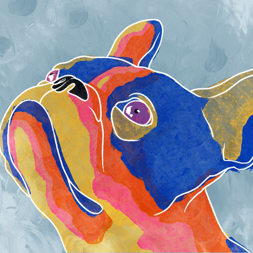 Gazing Pup 1 Poster Print by Marcus Prime # MPSQ327A