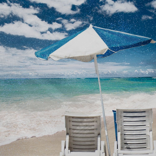 Starry Beach Nights 2 Poster Print by Marcus Prime # MPSQ299B