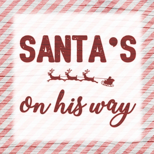 Santas On His Way Poster Print by Marcus Prime # MPSQ209A1
