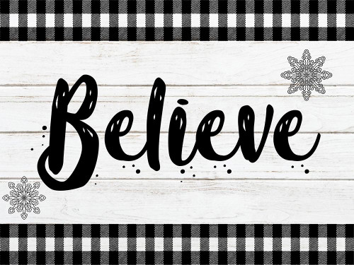 Vintage Believe 1 Poster Print by Marcus Prime # MPRC669B