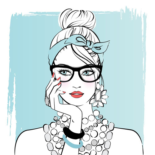 Planner Girl Poster Print by Martina Pavlova # MPA117207