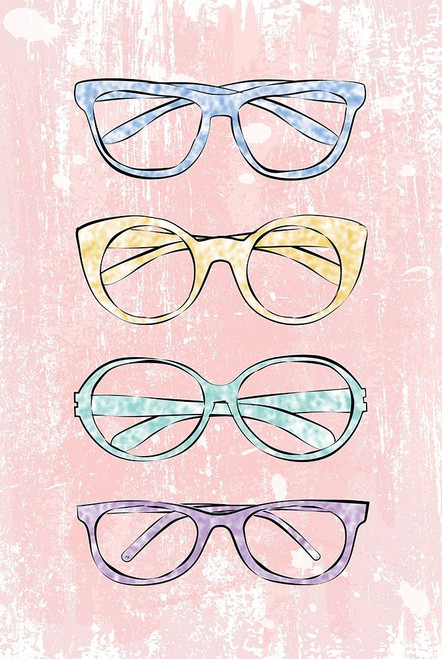 Pink Glasses Poster Print by Martina Pavlova # MPA117134