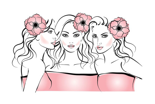 Flower Girls Poster Print by Martina Pavlova # MPA117169