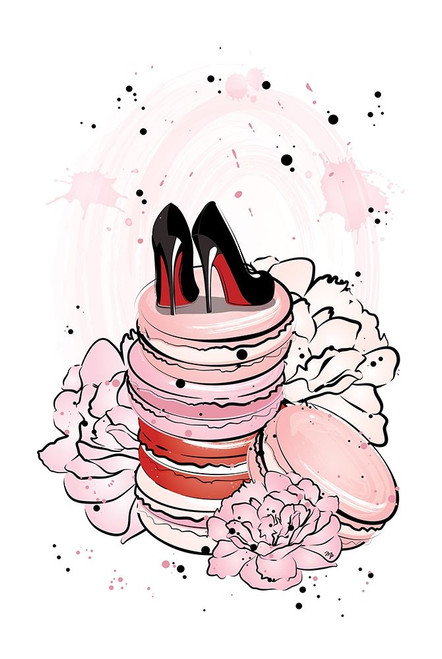 Peony Macarons Poster Print by Martina Pavlova # MPA117141