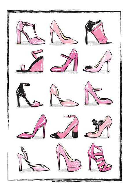 Pink Shoes Poster Print by Martina Pavlova # MPA117103
