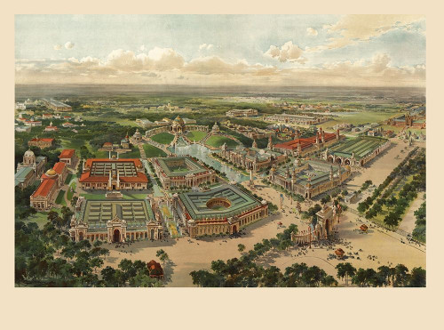 St Louis Worlds Fair Missouri - 1904 Poster Print by Unknown Unknown # MOST0018