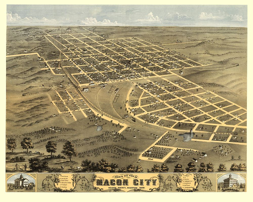 Macon City Missouri - Ruger 1869 Poster Print by Ruger Ruger # MOMA0001
