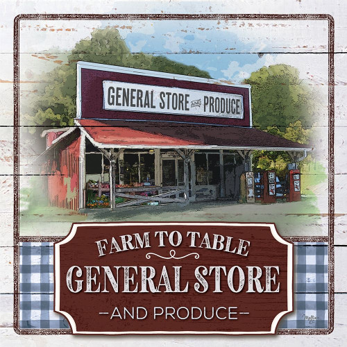 Farm to Table General Store Poster Print by Mollie B. Mollie B. # MOL2043
