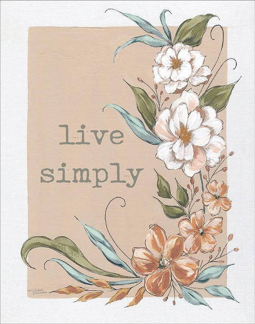Live Simply    Poster Print by Michele Norman # MN229