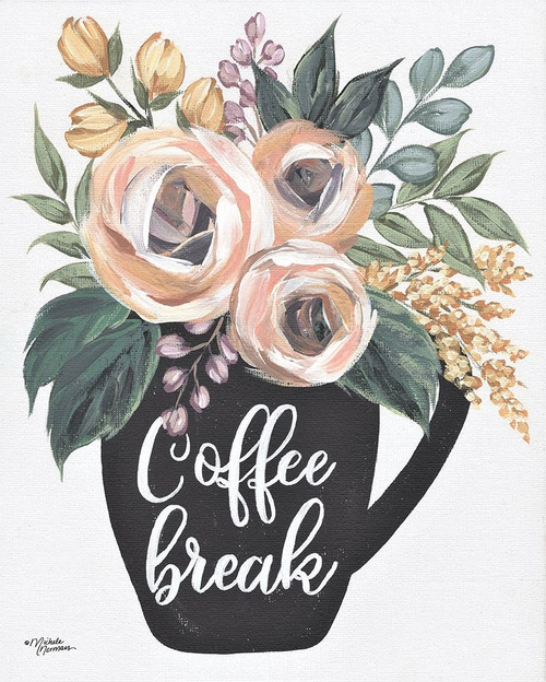 Coffee Break Poster Print by Michele Norman # MN216