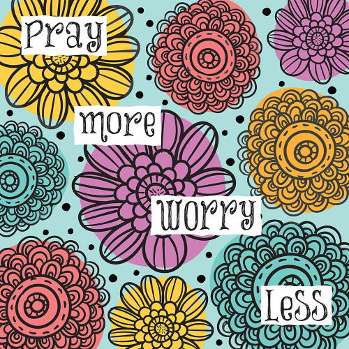 Whimsical Pray Poster Print by Melody Hogan # MHSQ279B