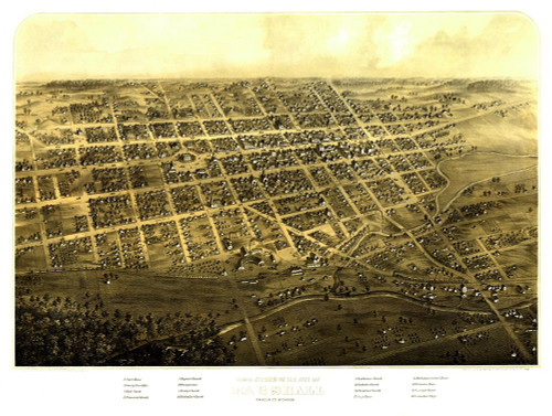 Marshall Michigan - Ruger 1868 Poster Print by Ruger Ruger # MIMA0005