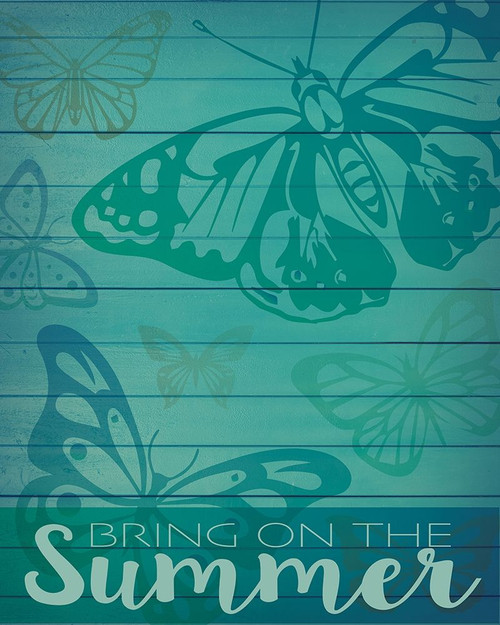 Welcome Summer Flag 2 Poster Print by Melody Hogan # MHRC267B