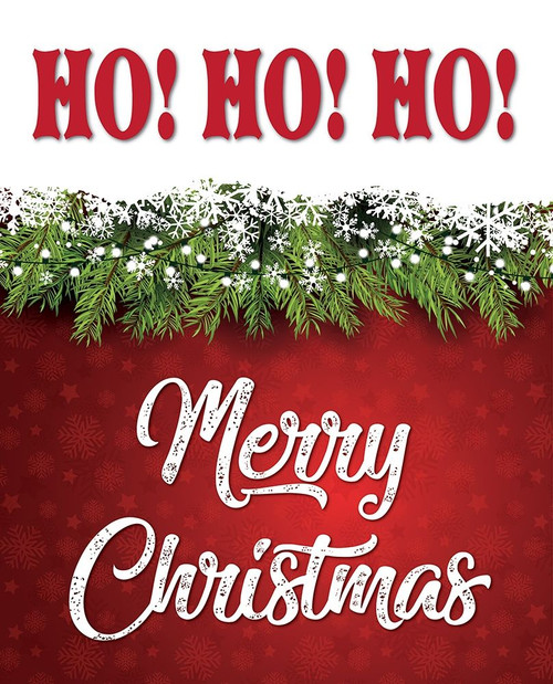 Ho Ho Ho Christmas Poster Print by Melody Hogan # MHRC259D