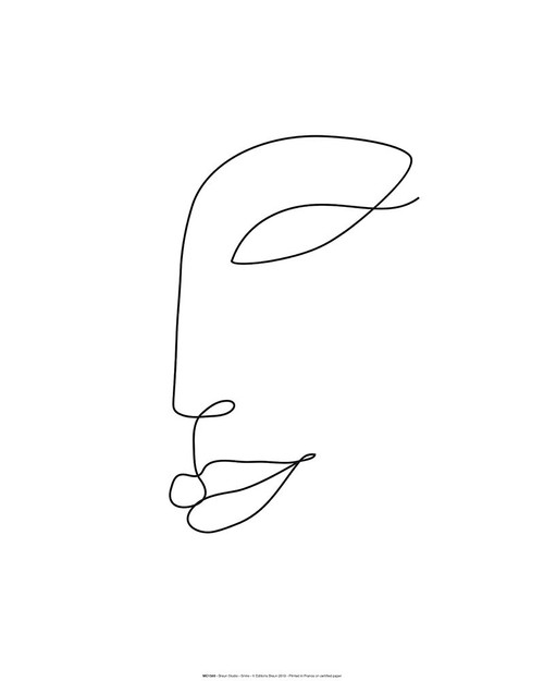 Smile Poster Print by Braun Studio Braun Studio # MC1348