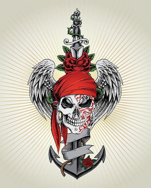 Pirate des Anges Poster Print by Braun Studio Braun Studio # MC1308