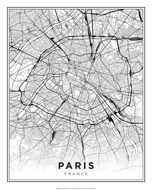 Paris Poster Print by Braun Studio Braun Studio # MC1345