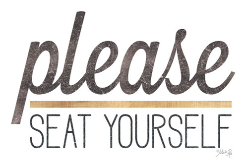 Please Seat Yourself Poster Print by Marla Rae # MAZ5655