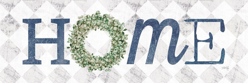 Home with Eucalyptus Wreath I Poster Print by Marla Rae # MAZ5693B