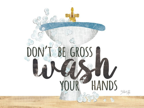 Wash Your Hands Sink Poster Print by Marla Rae # MAZ5662