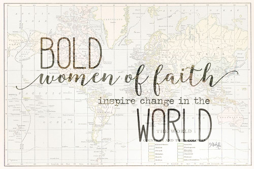 Bold Women of Faith Poster Print by Marla Rae # MAZ5574