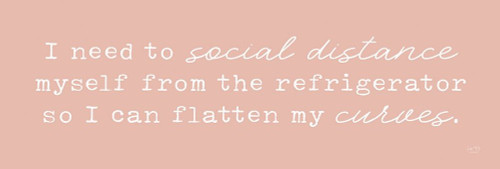 Social Distance, Flatten Curves Poster Print by Lux + Me Designs Lux + Me Designs # LUX312