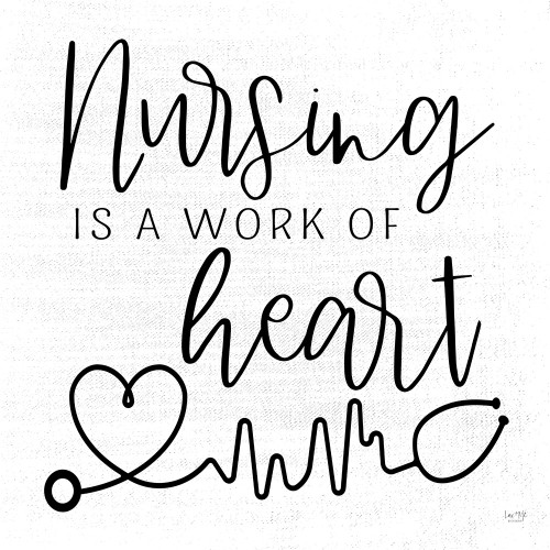 Nursing a Work of Heart Poster Print by Lux + Me Designs Lux + Me Designs # LUX286