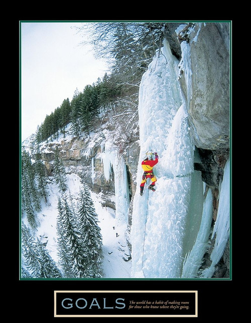 Ice Climber - Goals Poster Print by Unknown Unknown # M100572