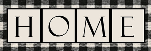 Buffalo Plaid Home Poster Print by Lori Deiter # LD2257A