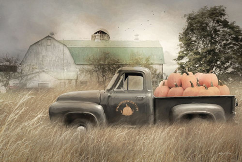 Happy Harvest Truck Poster Print by Lori Deiter # LD1885
