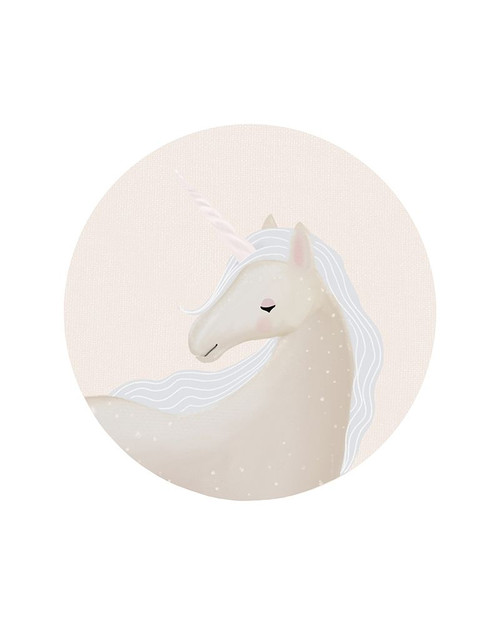 Circle Unicorn Poster Print by Leah Straatsma # LSRC106D