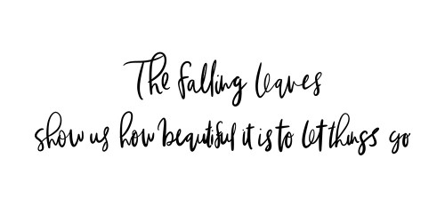 The Falling Leaves Poster Print by Leah Straatsma # LSRN001