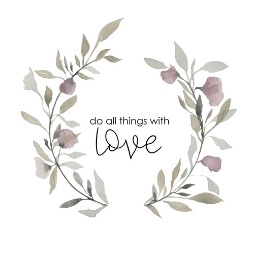 With Love Poster Print by Leah Straatsma # LSSQ009A