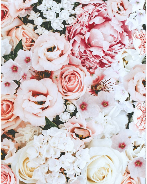 Punchy Florals File B Poster Print by Leah Straatsma # LSRC053