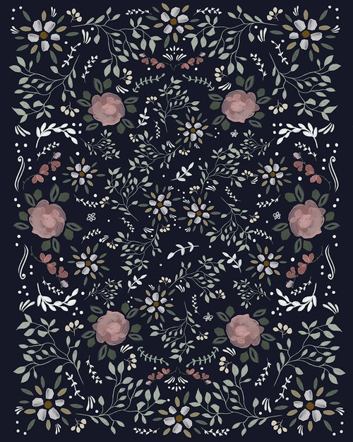 Scandi Wildflowers Poster Print by Leah Straatsma # LSRC056
