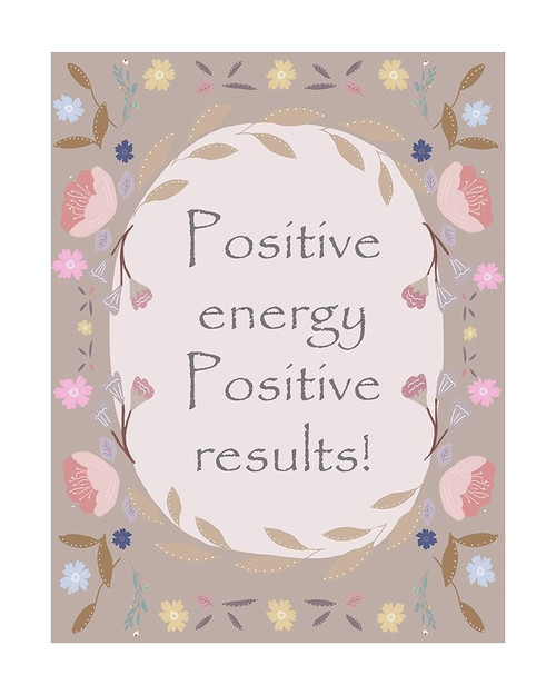 Positive Border Poster Print by Leah Straatsma # LSRC031A2