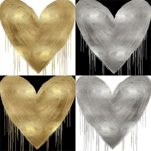 Big Hearted Quartet III Poster Print by Lindsay Rodgers # LSG116674