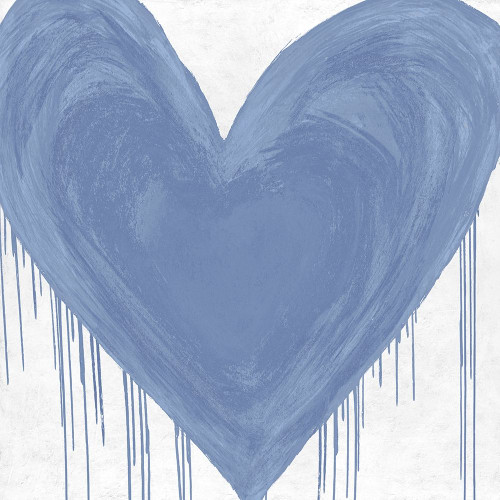 Big Hearted Blue Poster Print by Lindsay Rodgers # LSG116652
