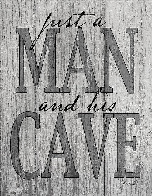 Mancave Poster Print by Kate Sherrill # KS139