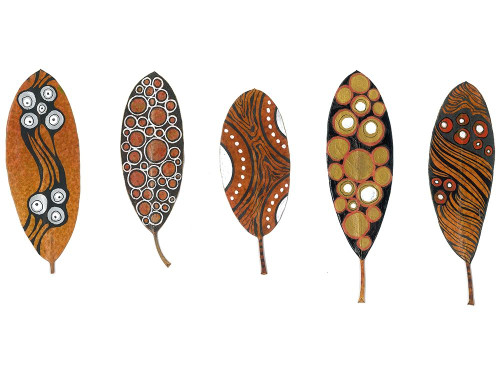 Tribal Feather 5 Poster Print by Kim Rupe # KRURC002A