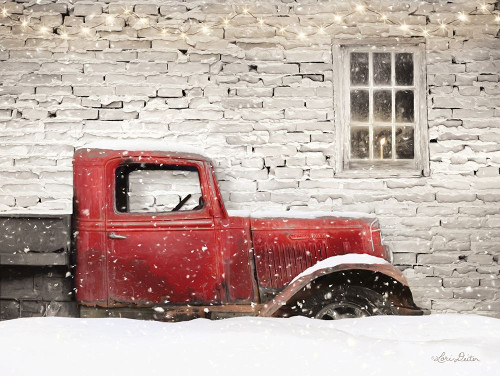 Winter Parking Spot Poster Print by Lori Deiter # LD1494