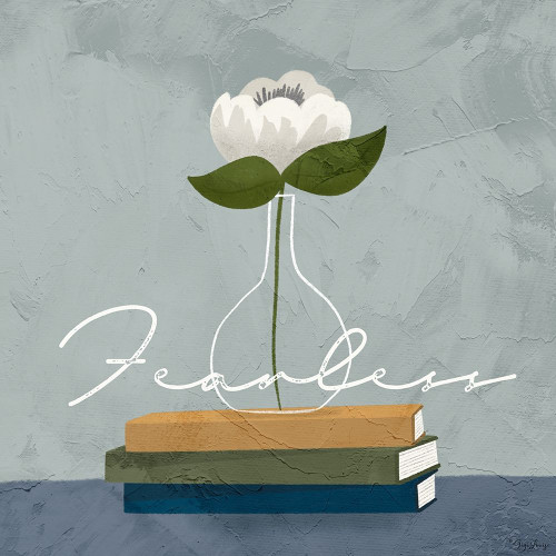 Flower Fearless Poster Print by Gigi Louise # KBSQ109B