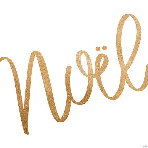 Noel Gold Poster Print by Gigi Louise # KBSQ101C