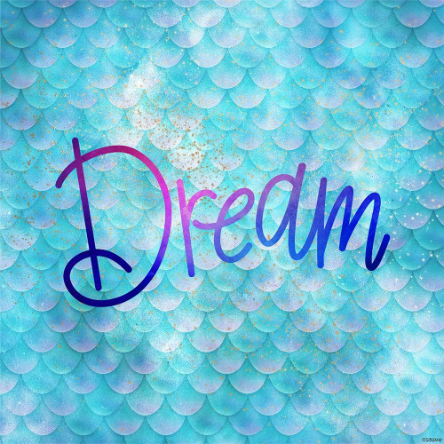 Dream Mermaid Poster Print by Gigi Louise # KBSQ057B