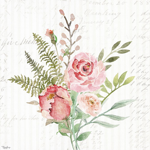 Wild Floral PINK Poster Print by Gigi Louise # KBSQ055A