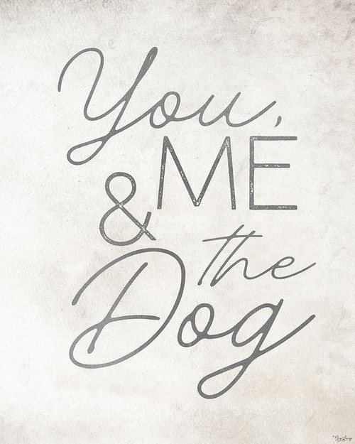 You Me Dog Poster Print by Gigi Louise # KBRC118A