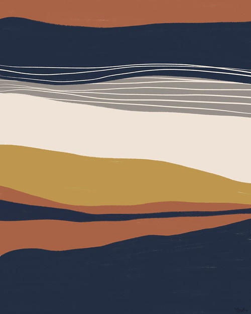 Abstract 1 Poster Print by Gigi Louise # KBRC102A