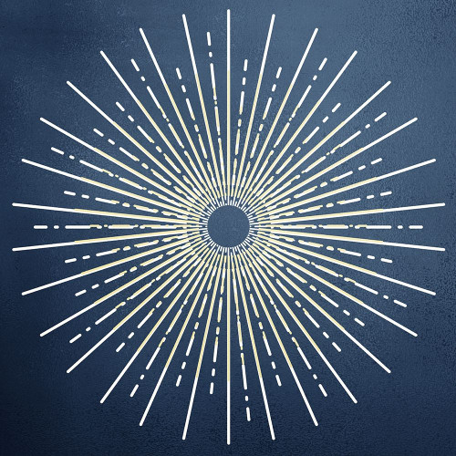 Blue Burst Poster Print by Allen Kimberly # KASQ2103A