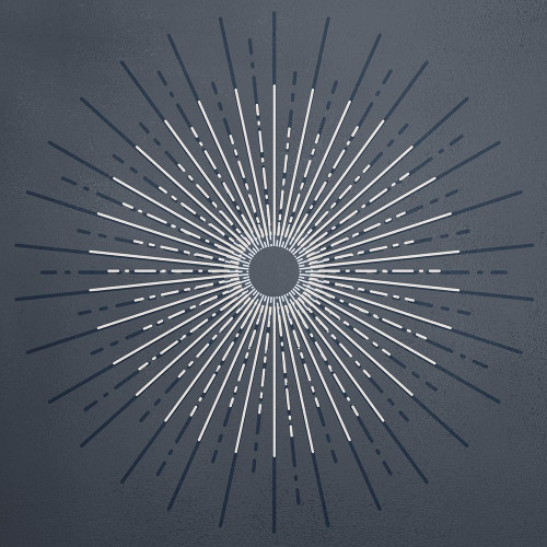 Burst of Blue Poster Print by Allen Kimberly # KASQ2103B